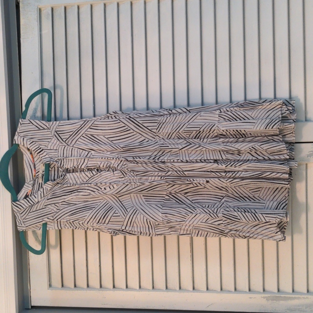 Floreat Anafa Geo Print Tiered Tunic Top 8